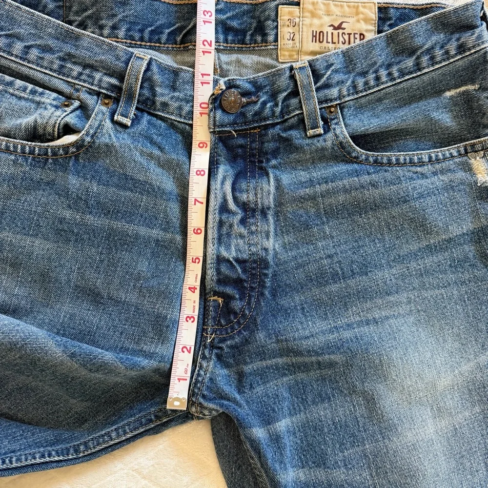 Hollister Vintage Boomer Low Rise Slim Boot Denim Jeans Mens 36x32